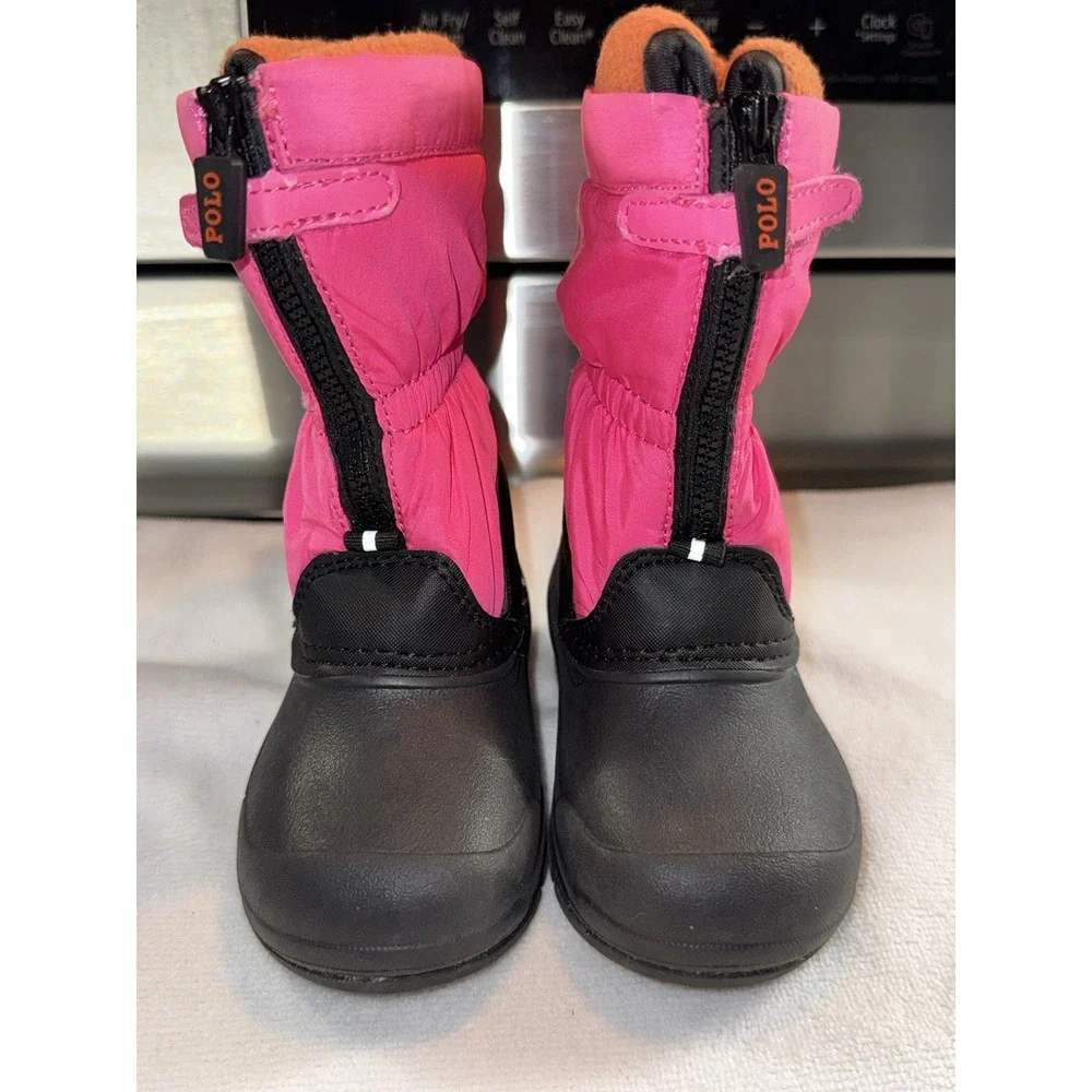 Polo Ralph Lauren Snow‎ Boots Girl Toddler Size 5 Pink